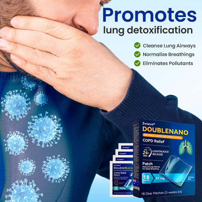 ✅🌿TGA Approved:🔥 Hot Sale - Limited Stocks 🌿 Zvoevo® DoubleNano COPD Relief Patch 🔥60% OFF🔥