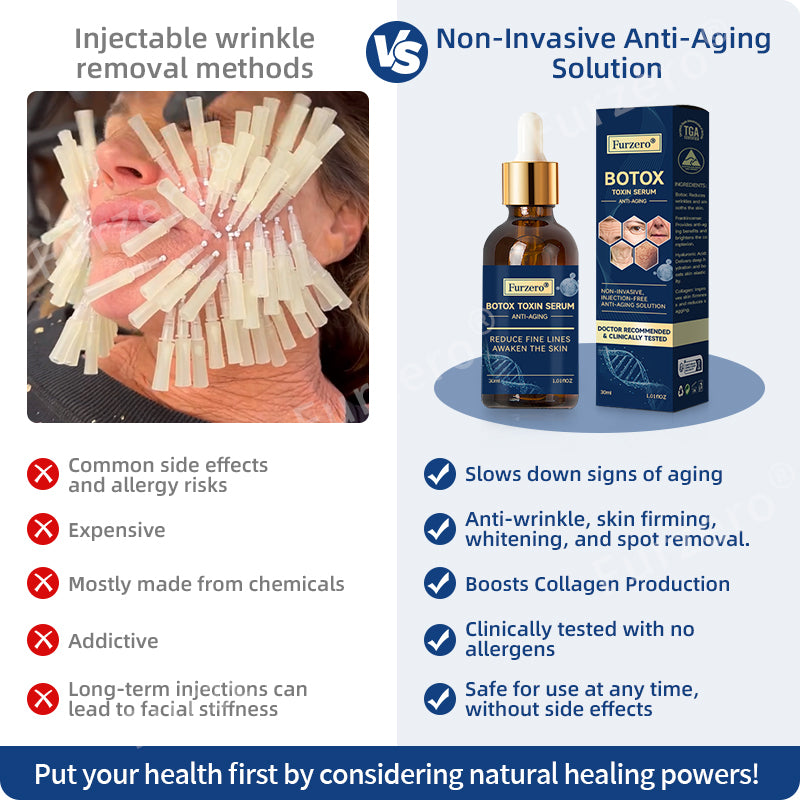 šš¦ćOfficial StorećFurzeroĀ® Botox Toxin Serum(š„Remove wrinkles, dark spots, scars, acne, and tighten skin)