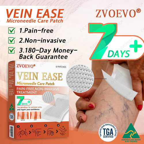 🎉🌟Zvoevo® Vein Ease Microneedle Care Patch(For Spider Veins, Varicose Veins, Swelling & Leg Fatigue)