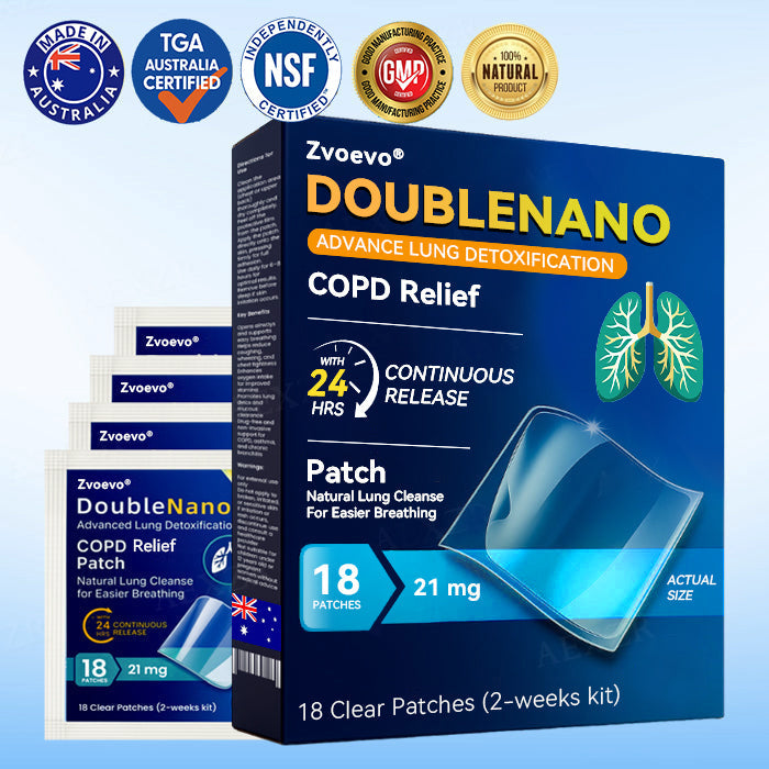 ✅🌿TGA Approved:🔥 Hot Sale - Limited Stocks 🌿 Zvoevo® DoubleNano COPD Relief Patch 🔥60% OFF🔥