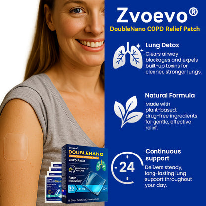 ✅🌿TGA Approved:🔥 Hot Sale - Limited Stocks 🌿 Zvoevo® DoubleNano COPD Relief Patch 🔥60% OFF🔥